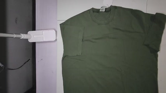 [150]GM    IDLT Piece-Dyed Heavyweight Loose Drop Shoulder Silhouette Distressed Wash 100% Cotton T-Shirt Men's Trendy V0302