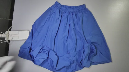 [680]GM  Fresh Moi Summer Vacation Dopamine Fashion Summer Elastic Waist Three Color Pear-Shaped Figure Search A-Line Skirt