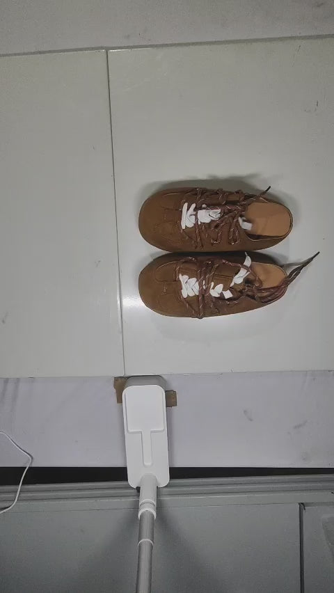 [496]NM Women's 2025 New European-style Thick Sole Trendy Wide Toe Bread Slides Laced Platform Birkenstock-style Enclosed Toe Semi-sandals