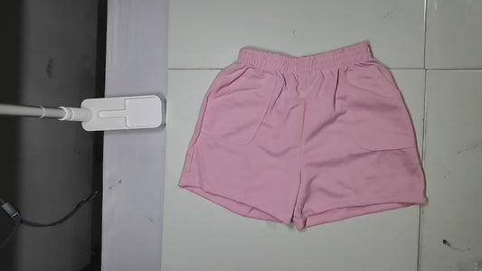 [036]MS Clearance Sale~Pink Women's Lightweight Loose High-Waisted A-Line Slimming Wide-Leg Casual Pants