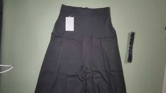 [411]GM  Pear-shaped Plus Size Tailored Skirt for Women, Autumn New Collection, Mid-Length A-line Pleated Skirt with Slimming Effect to Hide Hips