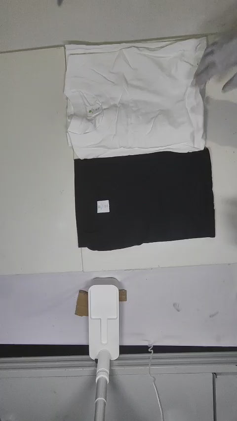 [431]GN Floral Gray Small Neckline Short-Sleeved Men's Summer Pure Cotton Heavyweight American Shoulder T-Shirt Showing Muscles, High-End and Handsome