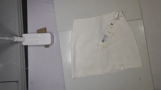 [738]MS [Promotional Price] Women's Front Slit High-Waisted A-Line Petite Beige Skirt for Summer 2025 New Arrival