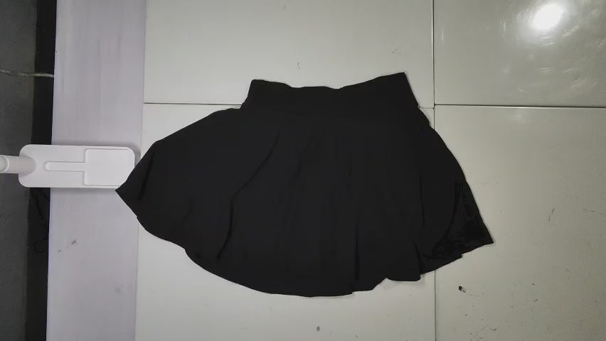 [987]MM  2025 New Korean Women's Summer A-Line Skirt High Waist Pleated Three-Quarter Skirt A-Line Spring Autumn Square Dance Versatile Sun Dress