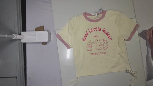 [102]NS [Promotional Price] Summer Dopamine Pink Women's Denim Shorts, Unique No Duplicate Design Outfit Set for Cool Girl - Complete Matching Set