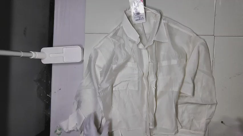 [421]GS   Shangdubila Women's Summer Lightweight Sun-Protective Tencel Long-Sleeve Short-Length Shirt Top Outerwear