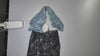 [556]NSR Summer Women's Chain Heart Cut-Out Strapless Top, Short Hem Asymmetrical Straps Open Back Bodysuit