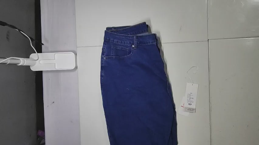 [685]NM Women's High Waist Loose Fit Slimming Elastic Jeans Dad Pants Harem Plus Size Curvy 200 Catties Pear-Shaped Trendy Student