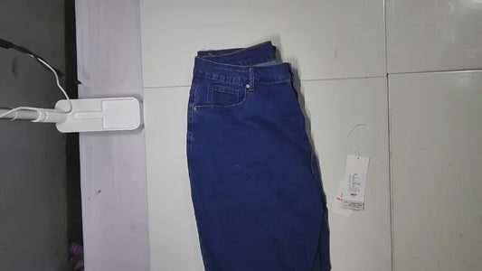 [685]NM Women's High Waist Loose Fit Slimming Elastic Jeans Dad Pants Harem Plus Size Curvy 200 Catties Pear-Shaped Trendy Student