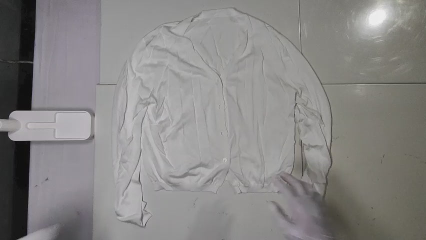 [092]GM   Lightweight and Smooth Mulberry Silk + Lyocell Short V-Neck Knitted Cardigan Sun-Protective Light Jacket Thin Long Sleeve Air-Conditioning Top