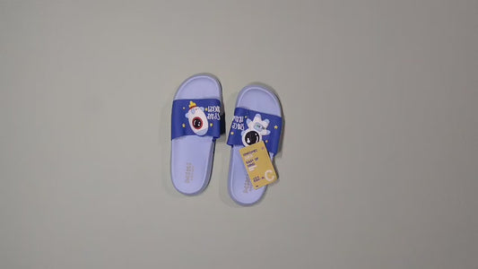 [698]MM  Space Man Children's Slippers Summer Indoor Bathing Non-Slip Soft Sole Slippers for Boys and Girls Outdoor Use