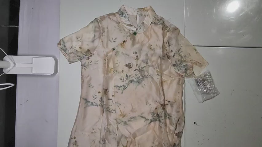 [559]GS  ¡¾Promotional Price¡¿New Chinese Style National Traditional Modified Cheongsam Dress for Women 2025 New Summer High-end Elegance Middle-aged Mothers' Dresses