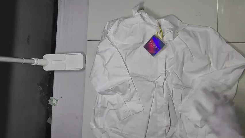 [959]GS   White Women's Long Sleeve Shirt 2025 Spring Autumn Korean Style Loose Fit Versatile Casual 100% Cotton Sun Protection Shirt Jacket