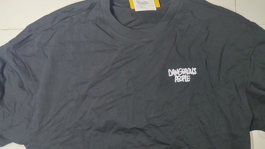 [136]NS [Promotion Price] Dangerouspeople Xue Zhiquan DSP Loose-Fit Contrast Color Foam Printing Couple Versatile Round Neck Short Sleeve T-Shirt