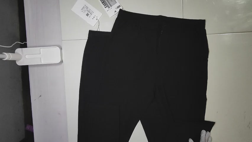 [150]GM    Men's Spring Lightweight Elastic Straight-Leg Tailored Trousers Business Slim Fit Black Pants New Men's Collection