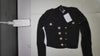 [182]MS [Counter Quality] Balimanni Black and Gold Qiu Wei Style Chanel-style Knit Cardigan Sweater Jacket for Women