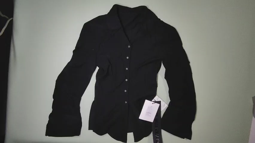 [221]GM   Wuyi Huanxiang x Chen Taitai CHENTAITAI Long Sleeve Tailored Fit Point Collar Shirt