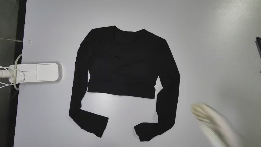 [007]NM Fitness Girl Sexy Backless Yoga Suit with Bra Sports Top Fall/Winter Collection Pilates Training Long-Sleeve Tight