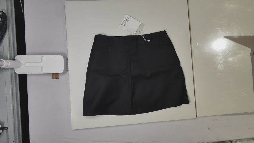 [792]MS Petite high-waisted A-line skirt gray suit skirt spring summer pants skirt bodycon skirt