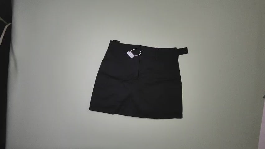 [286]GM    [Trainee Girl Group] High-Waisted Sexy Workwear Skirt Women Summer Versatile Slimming Black Mini Skirt