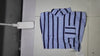 [601]GS   Women's Sleeveless Shirt with French Polo Collar Stripes, International Brand Cut Label End-of-Line Stock