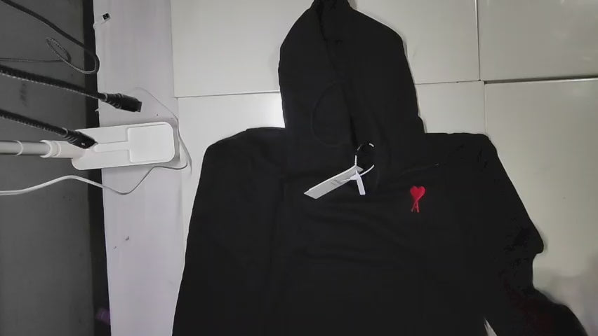 [300]MS [Promotional Price] Official Wine Red Hoodie Unisex Couple Style Casual Loose Fit Custom Heavy-Duty Outerwear