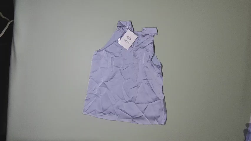 [132]GM   French Blue Two-Piece Set: Strapless Crop Top and High-Waisted A-Line Skirt, Women's Summer Short Skirt Outfit