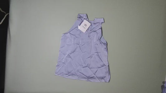 [132]GM   French Blue Two-Piece Set: Strapless Crop Top and High-Waisted A-Line Skirt, Women's Summer Short Skirt Outfit