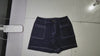 [381]MS Women's Plus Size Curvy Short Stature Spring and Summer 2025 Loose Wide Leg Denim Shorts Elastic Waist Harem Pants