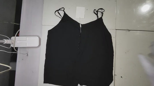 [315]GM Plus Size Women's 2022 New Arrival Sleeveless Tank Top with V-Neck for Spring and Summer, Slimming Delicate Straps Vest