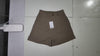 [359]MM  ¡¾Promotional Price¡¿Black Suit Shorts for Women Summer Lightweight 2025 New Arrival Petite Ice Silk Oversized Slimming Wide Leg 7-inch Pants