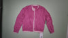 [051]MM  Spring Korean design pink false two-piece knit cardigan women's spring and autumn high-end sweater jacket chic top