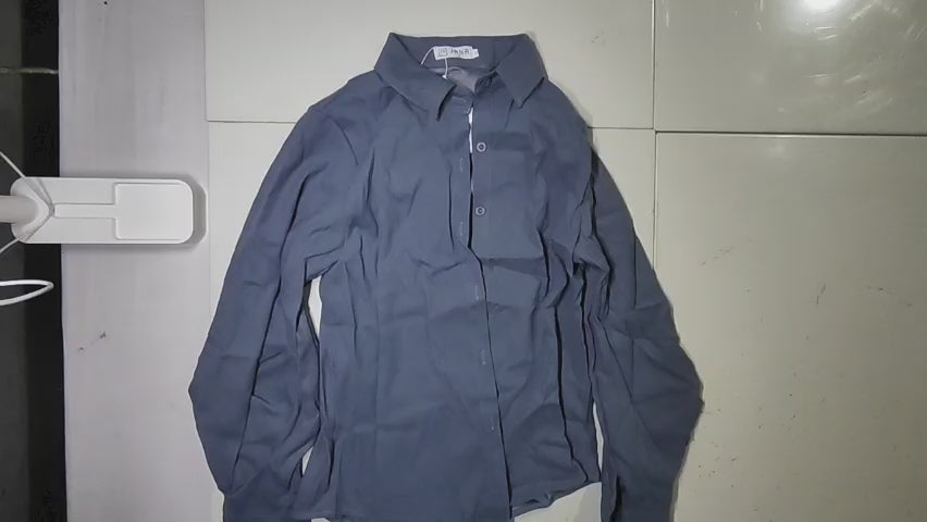 [786]GM  Women's 2025 Spring Collection Korean Style Loose Fit Slimming Puffed Sleeves Layering Elegant Shirt