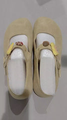 [758]G   [Carnival Price] TATA Bitty Bear Co-branded Mary Jane Women's Shoes Summer Outdoor Wearing Birkenstocks Round-Toe Casual Shoes 4TM01CQ5