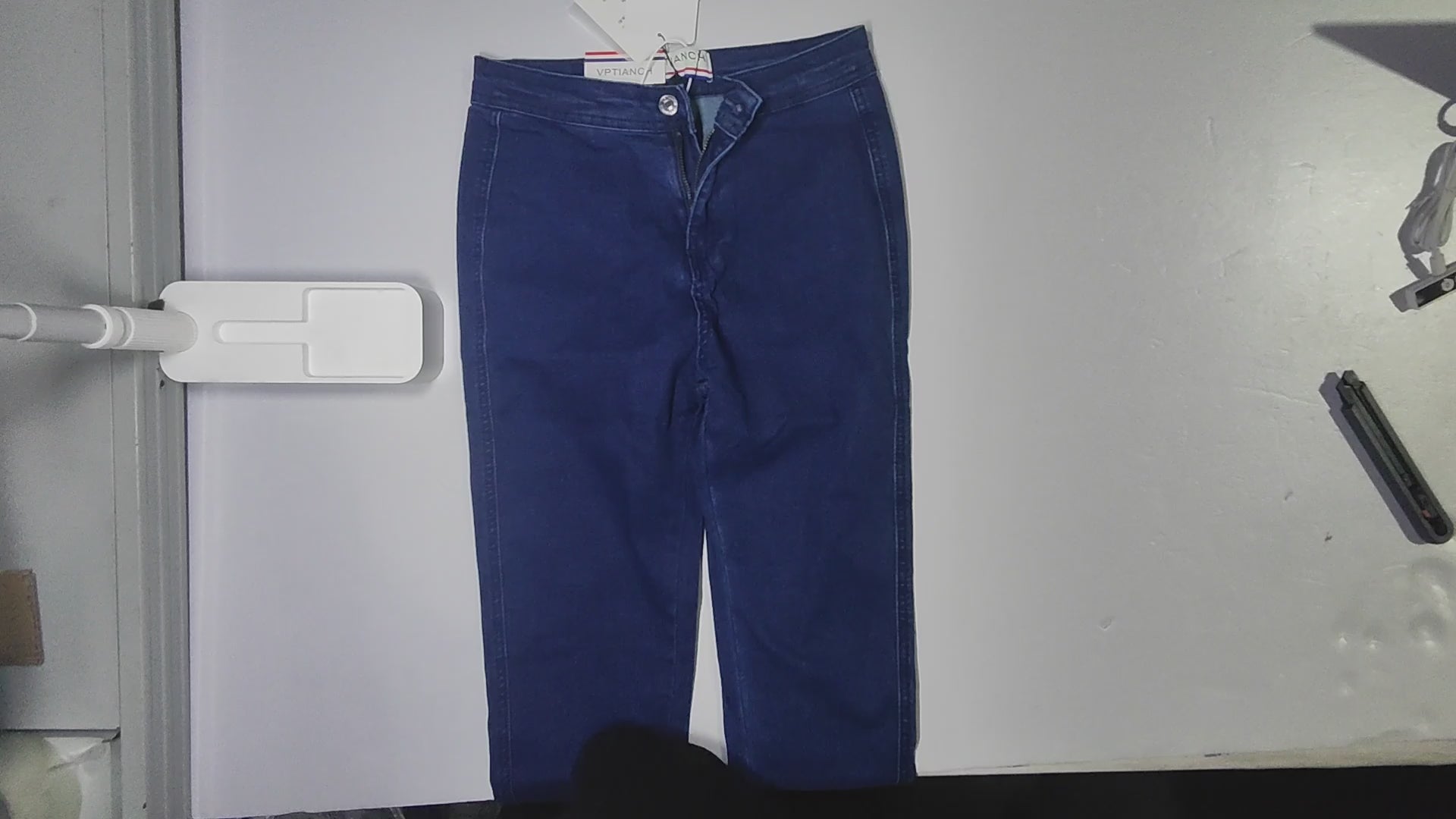 [981]GM  French Rouje Tusse Vintage High-Waisted Super Elastic Butt-Lifting Slimming Skinny Jeans Long Pants for Women