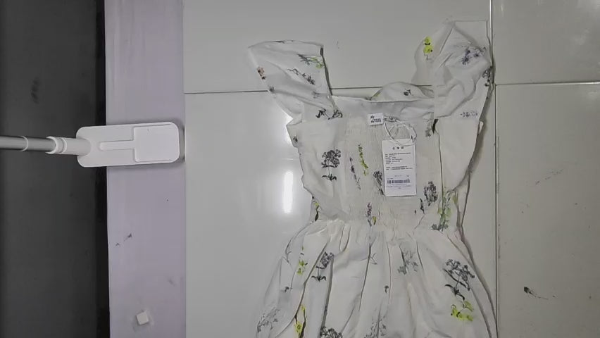 [094]GS  Elegant Women's Summer Resort Backless Cap Sleeve Floral Print Dress with Tailored Waist and Slimming Effect, Long Dress