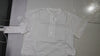 [580]GM  Qingcheng Suxiaotang | Light Cloud Cool Breeze Blouse White Loose Round Neck Sweater Women's Hollowout 5/8 Sleeve Top