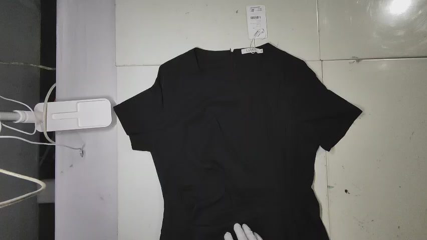 [729]GM 2025 Summer Designer Short-Sleeve Dress - Slimming Loose Fit with Defined Waist, Elegant & Trendy