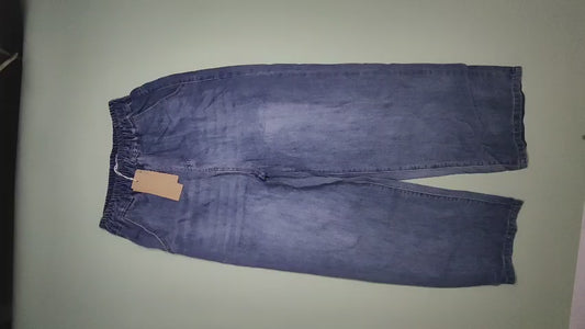 [599]MM  Women's Autumn Solid Color Retro Hong Kong Style Slimming Loose Casual Straight-Leg Jeans