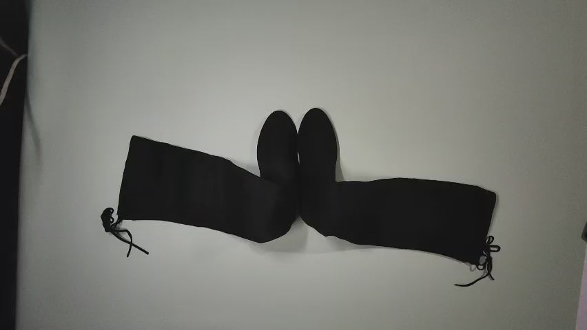 [586]NM High Heel Boots Women Long Boots 2024 New Spring and Autumn Over-the-Knee Boots Black Plus Size Thick Legs Large Size Elastic Boots