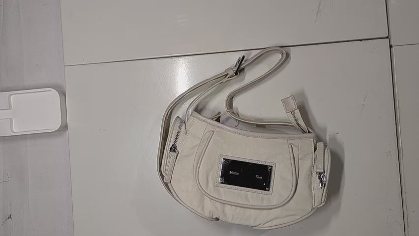 [208]NM South Korean Matin Kim Women's 2024 New High-End Commuting Single-Shoulder Crossbody Dumpling Bag
