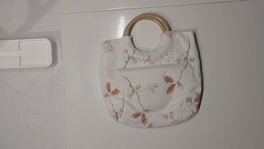 [413J] Original Chinese Traditional Tengmu Wrist Bag Cultural Gentle Exclusive Handheld Women's Bag Fresh Cute Sweet Ladylike New Chinese Style Bag