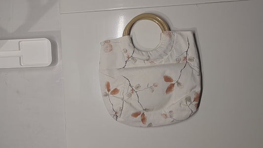 [413J] Original Chinese Traditional Tengmu Wrist Bag Cultural Gentle Exclusive Handheld Women's Bag Fresh Cute Sweet Ladylike New Chinese Style Bag
