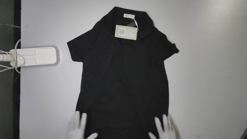 [936]GS   [Clearance] Summer Premium Business Casual Wrinkle-Resistant Collar Polo Shirt Men's Black Short-Sleeve T-Shirt