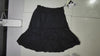 [696]MM  Lightweight Asymmetric Slit Short Skirt Summer Unique Design A-Line Skirt Elastic Waist Black Women's 2025 New Collection
