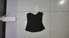[331]MM  Sexy Black Fishbone Tube Top for Women Summer New Stereo Design Outer Wear Slimming Look Wrap Vest